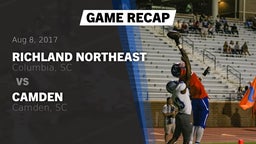 Recap: Richland Northeast  vs. Camden  2017
