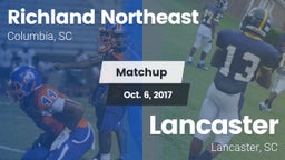 Matchup: Richland Northeast vs. Lancaster  2017