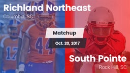 Matchup: Richland Northeast vs. South Pointe  2017