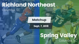 Matchup: Richland Northeast vs. Spring Valley  2018