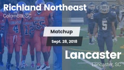Matchup: Richland Northeast vs. Lancaster  2018