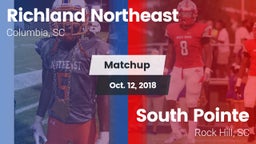 Matchup: Richland Northeast vs. South Pointe  2018