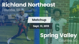 Matchup: Richland Northeast vs. Spring Valley  2019