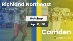Matchup: Richland Northeast vs. Camden  2019
