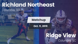 Matchup: Richland Northeast vs. Ridge View  2019