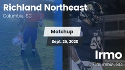 Matchup: Richland Northeast vs. Irmo  2020