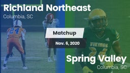 Matchup: Richland Northeast vs. Spring Valley  2020