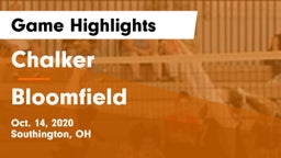 Chalker  vs Bloomfield  Game Highlights - Oct. 14, 2020