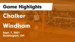 Chalker  vs Windham  Game Highlights - Sept. 7, 2021