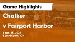 Chalker  vs  v Fairport Harbor Game Highlights - Sept. 18, 2021