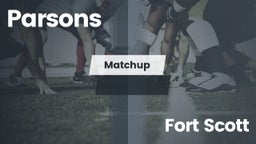 Matchup: Parsons vs. Fort Scott  2016