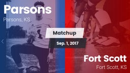 Matchup: Parsons vs. Fort Scott  2017