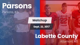 Matchup: Parsons vs. Labette County  2017