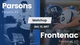 Matchup: Parsons vs. Frontenac  2017