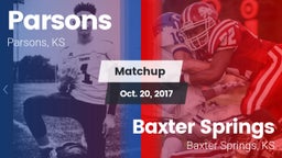 Matchup: Parsons vs. Baxter Springs   2017