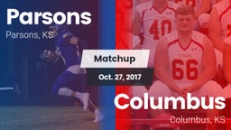 Matchup: Parsons vs. Columbus  2017