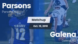 Matchup: Parsons vs. Galena  2018
