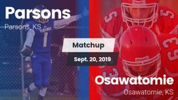 Matchup: Parsons vs. Osawatomie  2019