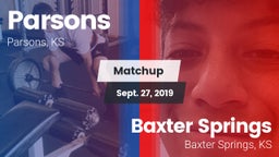 Matchup: Parsons vs. Baxter Springs   2019