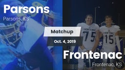 Matchup: Parsons vs. Frontenac  2019