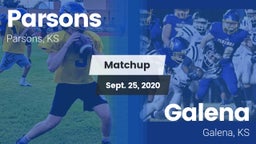 Matchup: Parsons vs. Galena  2020