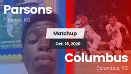 Matchup: Parsons vs. Columbus  2020