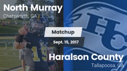 Matchup: North Murray vs. Haralson County  2017