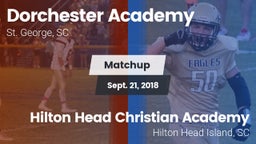 Matchup: Dorchester Academy vs. Hilton Head Christian Academy  2018