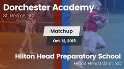 Matchup: Dorchester Academy vs. Hilton Head Preparatory School 2018