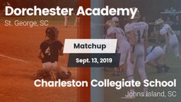 Matchup: Dorchester Academy vs. Charleston Collegiate School 2019