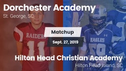 Matchup: Dorchester Academy vs. Hilton Head Christian Academy  2019