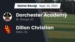 Recap: Dorchester Academy  vs. Dillon Christian  2023