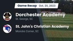 Recap: Dorchester Academy  vs. St. John's Christian Academy  2023