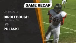 Recap: Birdlebough  vs. Pulaski 2016