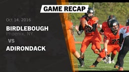 Recap: Birdlebough  vs. Adirondack 2016