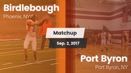 Matchup: Birdlebough vs. Port Byron  2017