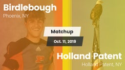 Matchup: Birdlebough vs. Holland Patent  2019
