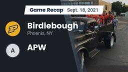 Recap: Birdlebough  vs. APW 2021