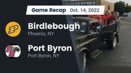 Recap: Birdlebough  vs. Port Byron  2022