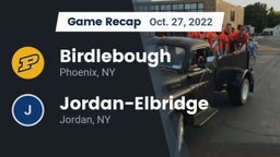 Recap: Birdlebough  vs. Jordan-Elbridge  2022