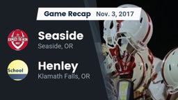 Recap: Seaside  vs. Henley  2017