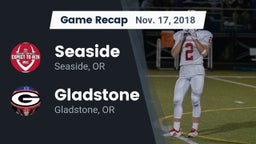 Recap: Seaside  vs. Gladstone  2018