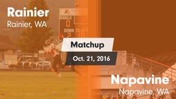 Matchup: Rainier vs. Napavine  2016