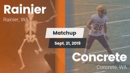 Matchup: Rainier vs. Concrete  2019