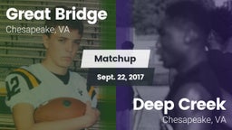 Matchup: Great Bridge vs. Deep Creek  2017