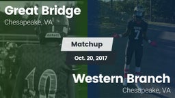 Matchup: Great Bridge vs. Western Branch  2017