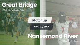 Matchup: Great Bridge vs. Nansemond River  2017