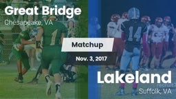 Matchup: Great Bridge vs. Lakeland  2017