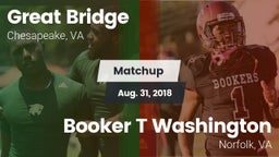 Matchup: Great Bridge vs. Booker T Washington  2018