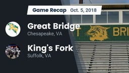 Recap: Great Bridge  vs. King's Fork  2018